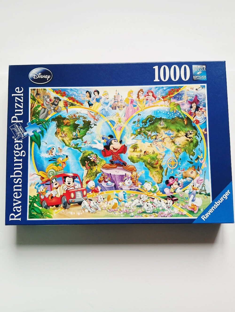 Disney's World Map 1000-piece puzzle by Ravensburger